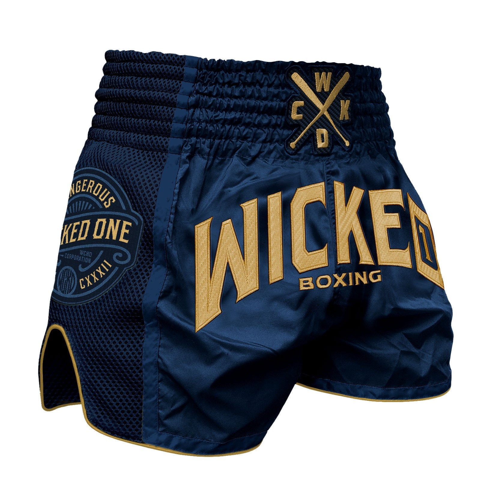 Shorts de kick-thai Wicked One Block – Combat Arena