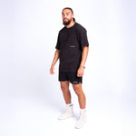 T-shirt Boxraw Sparring Club Oversize Nero-Combat Arena