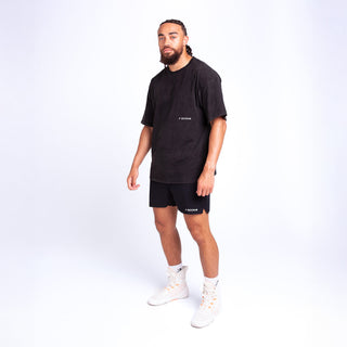 T-shirt Boxraw Sparring Club Oversize Nero-Combat Arena
