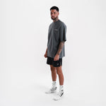 T-shirt Boxraw We Don't Play Boxing Oversize Gris-rose-Combat Arena