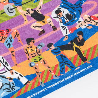 T-shirt Manto Gym 3.0 Bianco-Combat Arena