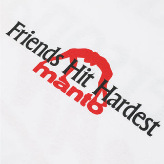 T-shirt Manto Nothing Personal Blanc-Combat Arena