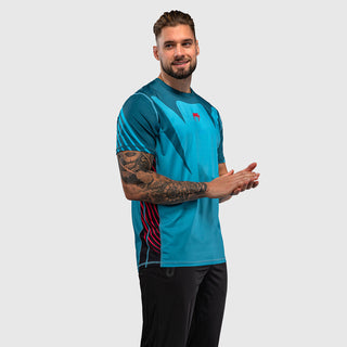 T-shirt Venum Attack 90 Dry Tech Turquoise-Combat Arena