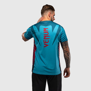 T-shirt Venum Attack 90 Dry Tech Turquoise-Combat Arena