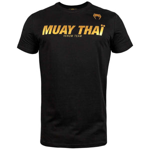 T-shirt Venum Muay Thai VT Nero-Oro