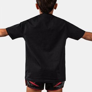 T-shirt Venum bambino Attack Nero-Combat Arena