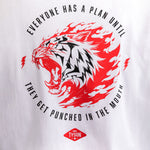 T-shirt smanicata Venum x Mike Tyson Bianco-Combat Arena