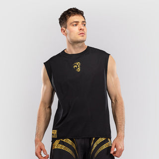 T-shirt smanicata Venum x Mike Tyson Tiger Nero-oro-Combat Arena
