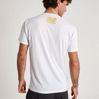 T-shirt technique Leone DNA ABX719 Blanc-Combat Arena