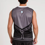 T-shirt technique Sans manches WAKO Leone AB995 Noir-Combat Arena