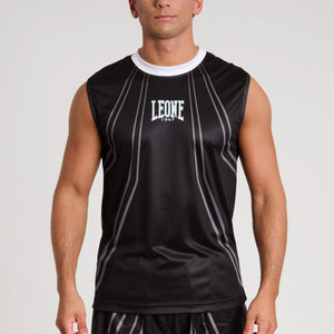 T-shirt technique Sans manches WAKO Leone AB995 Noir-Combat Arena
