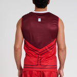 T-shirt technique Sans manches WAKO Leone AB995 Rouge-Combat Arena