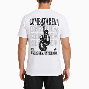 T-shirt Combat Arena Unbroken Blanc 