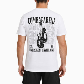 T-shirt Combat Arena Unbroken Blanc 