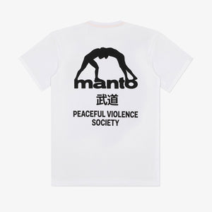 T-shirt Manto Society Blanc 