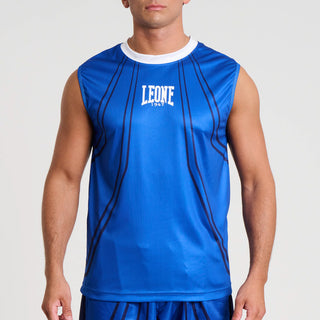 T-shirt technique Sans manches WAKO Leone AB995 Bleu 