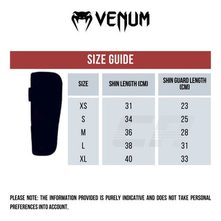 Protège-tibias avec protège-pieds à chaussette Venum Kontact 