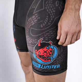 Shorts à compression Half Sumo Black Mamba Neon 