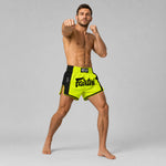 Shorts kick-thai Fairtex BS1706 Citron vert