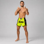 Shorts kick-thai Fairtex BS1706 Citron vert