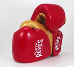 Gants de boxe Cleto Reyes Formation de haute précision CE7 rouge-or