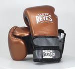 Gants de boxe Cleto Reyes Hero Double Loop CE5 Bronze