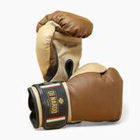 Gants de boxe Di Nardo avec velcro 12 Oz Marron-sable 